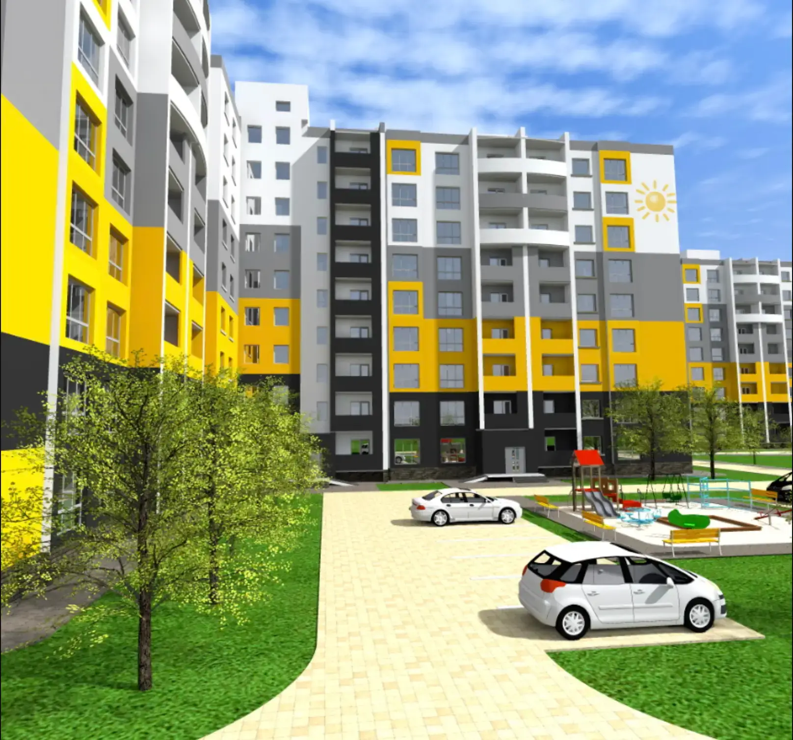 Residential complex for living. 3 floors, the area of one floor was 400 sq.m. The difficulty was that it was a reconstruction of already existing industrial premises. It was necessary to take into account the existing structures of supporting structures. Take into account their condition and reliability.